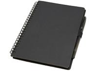 Slate многоразовый набор из блокнота в мягкой обложке и ручки - сплошной черный