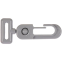 Застежка-карабин Carabine, S, серый