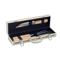 Набор для барбекю, древесный