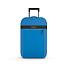 Чемодан складной Rollink Aura 55x40x20 см, 2 колеса, синий