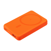 Внешний аккумулятор Largo PD 5000mAh с функцией беспроводной зарядки 15W, оранжевый Внешний аккумулятор Largo PD 5000mAh с функцией беспроводной зарядки 15W, оранжевый