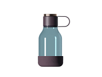 Бутылка для воды 2-в-1 Dog Bowl Bottle со съемной миской для питомцев, 1500 мл, бургунди Бутылка для воды 2-в-1 Dog Bowl Bottle со съемной миской для питомцев, 1500 мл, бургунди