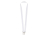 Ланъярд 2 см под сублимацию с 2-мя карабинами, серебристый