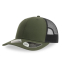 Бейсболка BRYCE, 6 клиньев, пластиковая застежка, переработанный полиэстер, оливковый