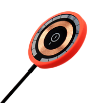 Беспроводное магнитное зарядное устройство Aphia 15W To Go, Черный/Красный