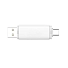 USB flash-карта 64Гб, пластик, USB 3.0 , белый