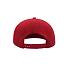 Бейсболка SNAP BACK, 6 клиньев, пластиковая застежка, красный