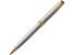 Ручка шариковая Parker Sonnet Core Stainless Steel GT, серебристый/золотистый