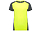 Спортивная футболка Zolder женская, неоновый желтый/меланжевый черный