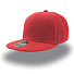 Бейсболка SNAP BACK, 6 клиньев, пластиковая застежка, красный