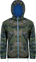 Ветровка Skate, камуфляж с синим Ветровка Skate, камуфляж с синим