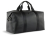 Сумка дорожная BUGATTI Elsa, чёрная, воловья кожа/полиэстер, 47х22х24 см
