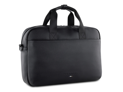 Портфель мужской BUGATTI РИКО | RICO, черный, полиуретан, 40 x 10 x 28,5 см