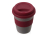 Стакан с силиконовой крышкой Cafe, burgundy