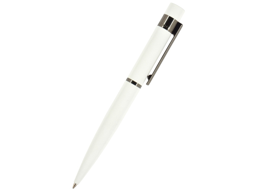 Ручка шариковая автоматическая BrunoVisconti VERONA цвет корпуса белый, soft-touch, 1 мм, синяя