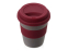 Стакан с силиконовой крышкой Cafe, burgundy
