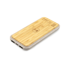 Внешний аккумулятор Tambuko с беспроводной зарядкой, Белый