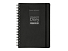 Ежедневник недатированный на гребне А5 Pragmatic, черный
