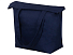 Сумка с широким дном и боками, синий
