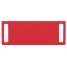 Шильдик металлический Kova, красный