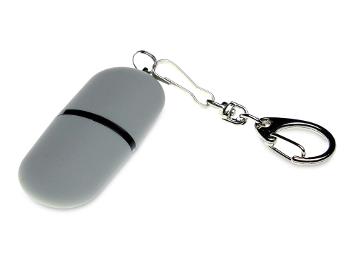 Флешка Goutte Soft-touch на 256 Гб, серый