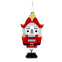 Ёлочная игрушка Щелкунчик (белый с красным)