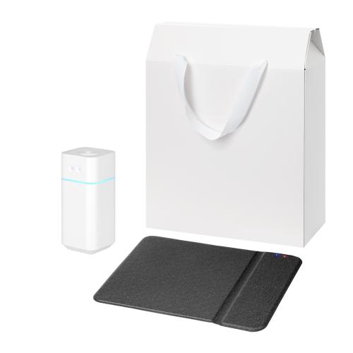 Подарочный набор Cloud NEO, Ноnor, черный (увлажнитель воздуха, зарядное устройство)