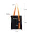 Шоппер Superbag black (чёрный с оранжевым)