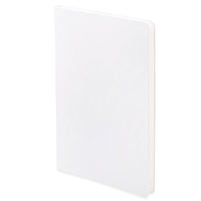 Бизнес-блокнот FUNKY SNOW, формат А5, блок в точку, белый, оранжевый