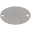 Шильдик металлический Alfa Oval, серебристый