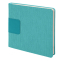 Ежедневник недатированный Scotty, А5-,  бирюзовый, кремовый блок, без обреза, бирюзовый