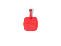 Бирка для багажа SWISSGEAR, ПВХ, 10,5 x 0,4 x 10,5 см, красный