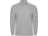 Рубашка поло Estrella мужская с длинным рукавом, серый меланж