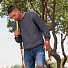 Свитшот с начесом CLASSIC SET-IN SWEAT 280, синий