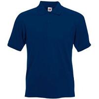Поло мужское SLIM FIT POLO 220, темно-синий