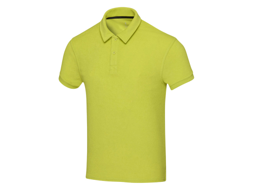 Рубашка поло унисекс Akoya из переработанного махрового материала - Лайм