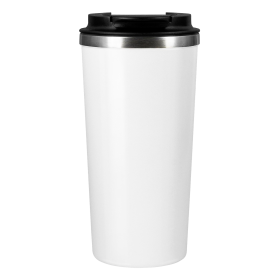Термокружка вакуумная Palermo, белая, гладкое покрытие