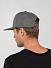 Бейсболка Snapback с прямым козырьком, серая