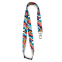 Ланъярд полноцветный Флип с карабином и замком безопасности, Мультиколор.