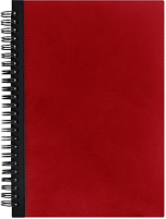 Ежедневник Notera Maxi, недатированный, красный