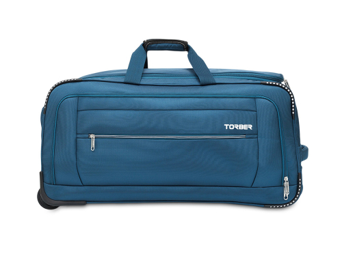 Сумка на колесах TORBER ВИВИ, синий, полиэстер, 69 х 30 х 32 см, 56 л