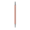 Ручка шариковая, бежево-красный