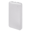 Универсальный аккумулятор Rib 10 (10000 мАч), белый, 13,5х6.8х1,5 см, белый