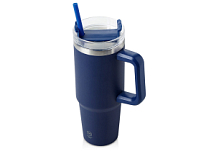 Термокружка KRANSTON с двойными стенками из переработанной нержавеющей стали, синий нейви