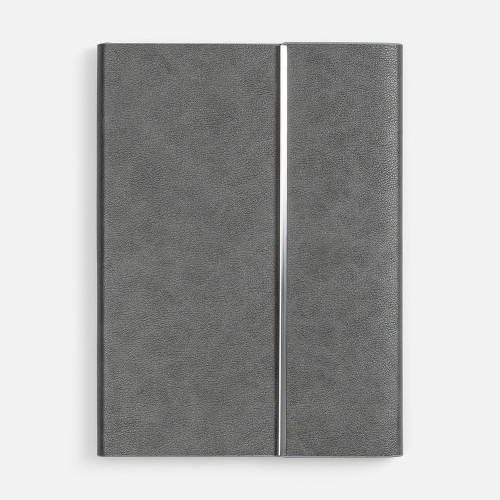 Ежедневник Petrus Flap, недатированный, серый