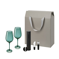 Подарочный набор Capri Sacramento (2 бокала + набор для вина) Подарочный набор Capri Sacramento (2 бокала + набор для вина)