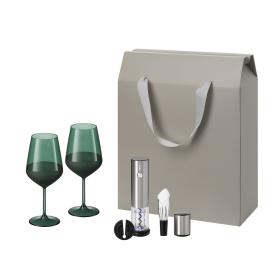 Подарочный набор Emerald, Vintaro (2 бокала + набор для вина)