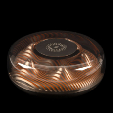 Станция беспроводной зарядки с подсветкой apexPoint ver.2, черная