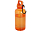 Бутылка для воды с карабином Oregon из переработанной пластмассы, 400 мл - Оранжевый