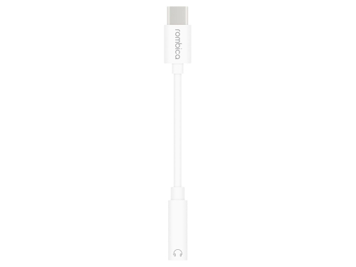 Rombica Type-C Adapter 3.5 White, белый